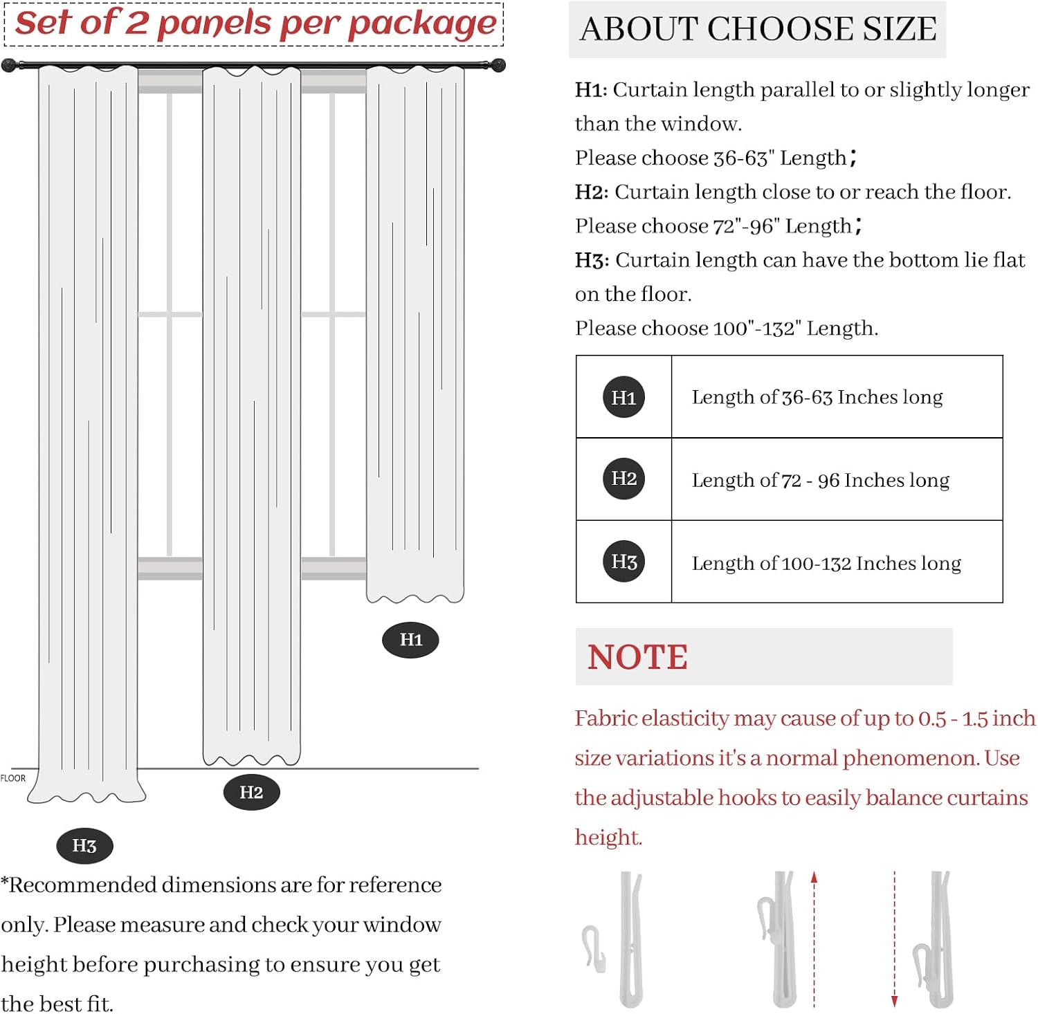 Pinch Pleated Drapes Linen Room Darkening Curtains 96 Inches Long for Bedroom, Taupe Black Out Floor to Ceiling Sound Dampening Double Layer Living Room Viral Windows Burg 2 Panels Set Burlywood Birch - Image 9