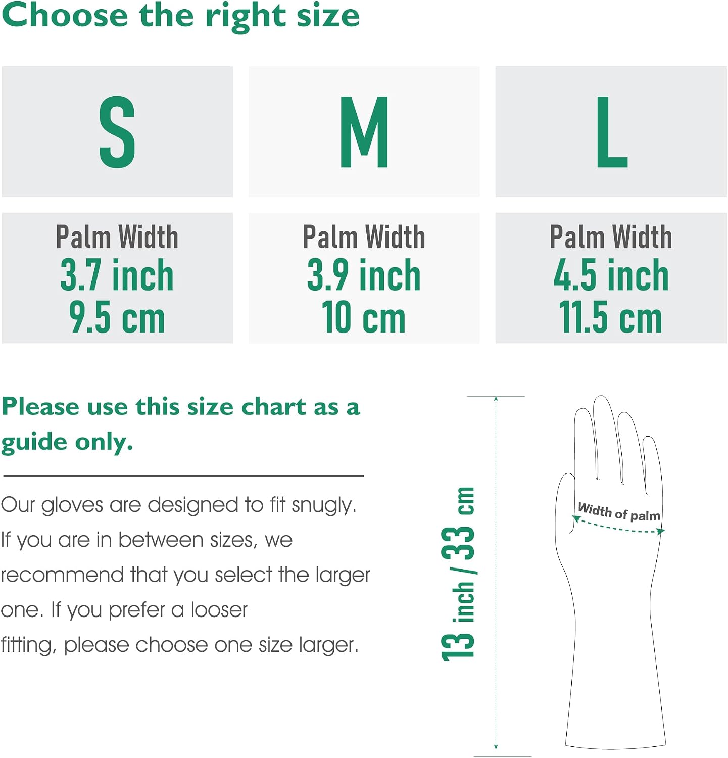 COOLJOB Small Reusable Rubber Dishwashing Cleaning Gloves for Kitchen Bathroom, Non-Slip Grippy Long Dish Washing Gloves with Flocked Cotton Liner, Flexible Durable & Waterproof, Mint Green, 1 Pair - Image 6