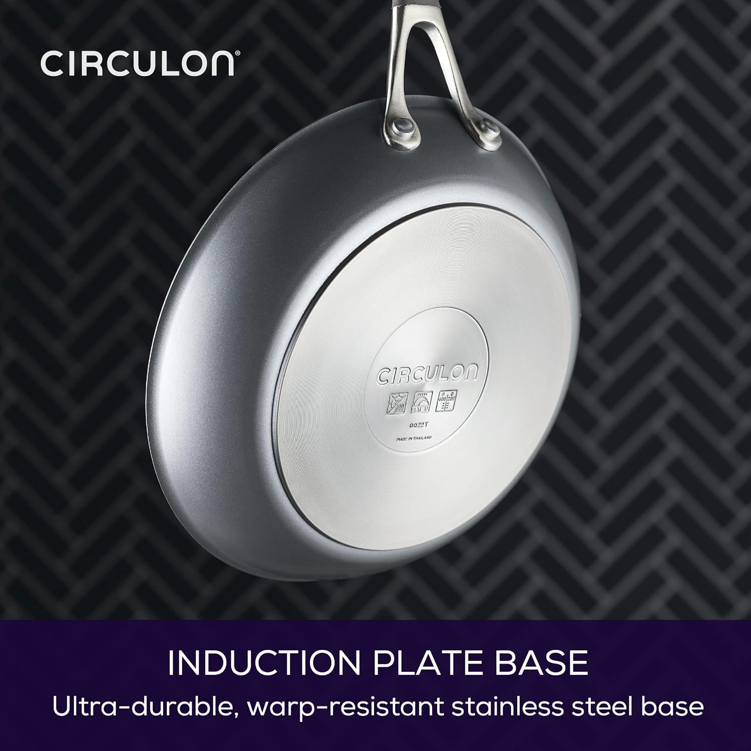 Circulon A1 Series with ScratchDefense Nonstick Induction 8.5-Inch and 10-Inch Frying Pan Set, Induction Cookware, 2-Piece, Graphite - Image 7