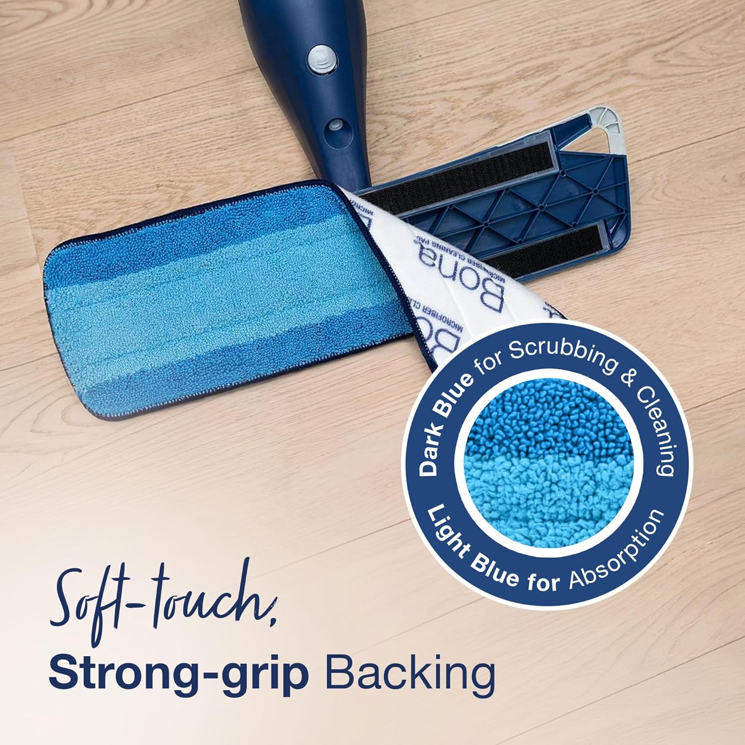 Bona Multi-Surface Floor Premium Spray Mop - Includes Multi-Surface Floor Cleaner Concentrate and Machine Washable Microfiber Cleaning Pad - For Stone, Tile, Laminate and Vinyl LVT/LVP Floors - Image 10