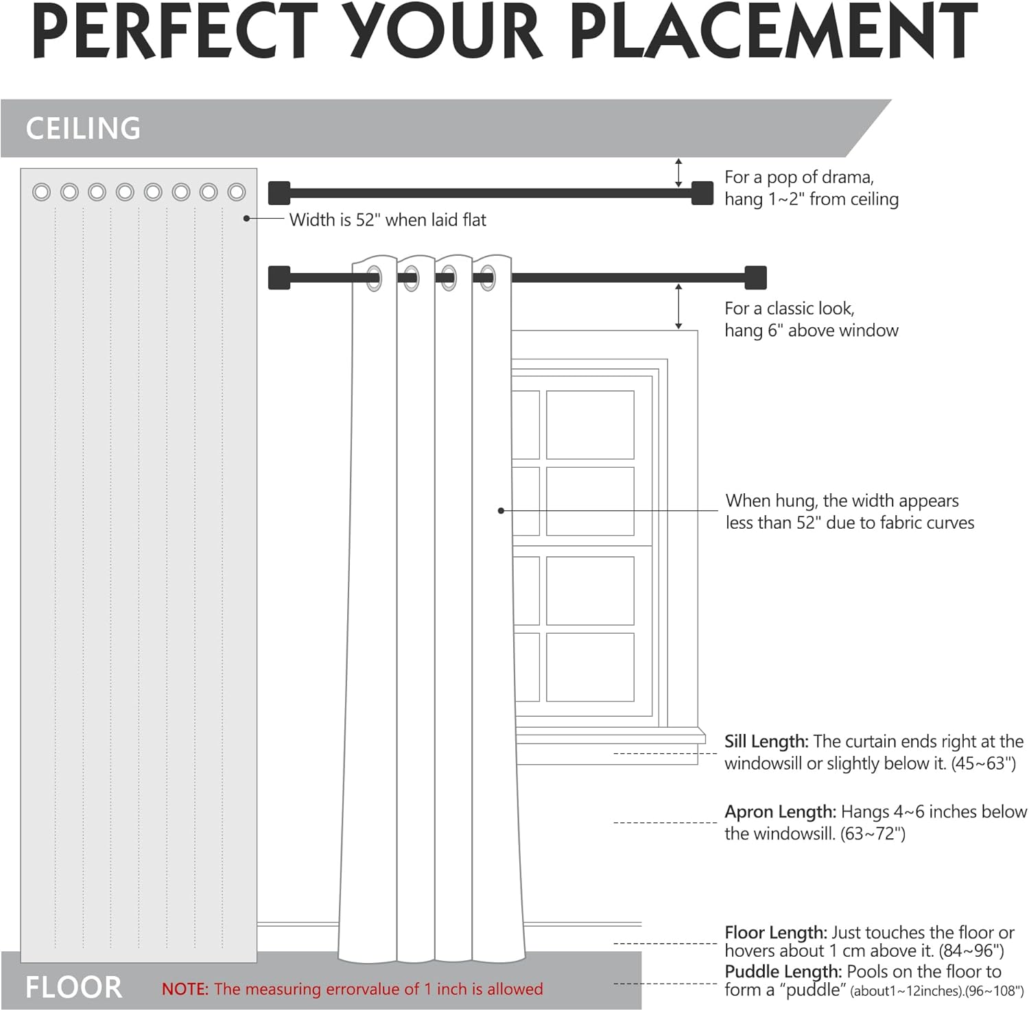 FMFUNCTEX 100% Blackout Curtains for Bedroom, Sage Green Geometric Weave Curtains 84 Inches Long Textured Thermal Insulated Curtain for Living Room, Black Out Drapery Grommet 2 Panels - Image 8