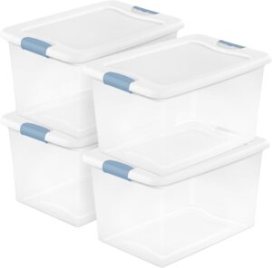 Sterilite 4-Pack 64 Quart Latching ...
