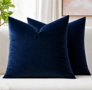 MIULEE Velvet Throw Pillow Covers 1...