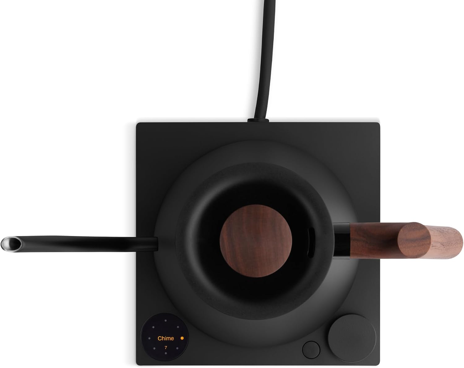 Fellow Stagg EKG Pro Electric Gooseneck Kettle - Pour-Over Coffee and Tea, Quick Heating, Precise Temperature Control, Scheduling, Built-in Brew Timer, Matte Black with Walnut Wood Handle, 0.9 Liter - Image 2