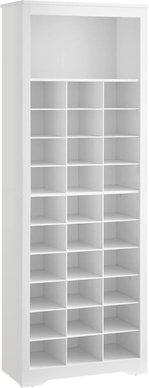 VASAGLE Shoe Storage Cabinet, 10 Ti...