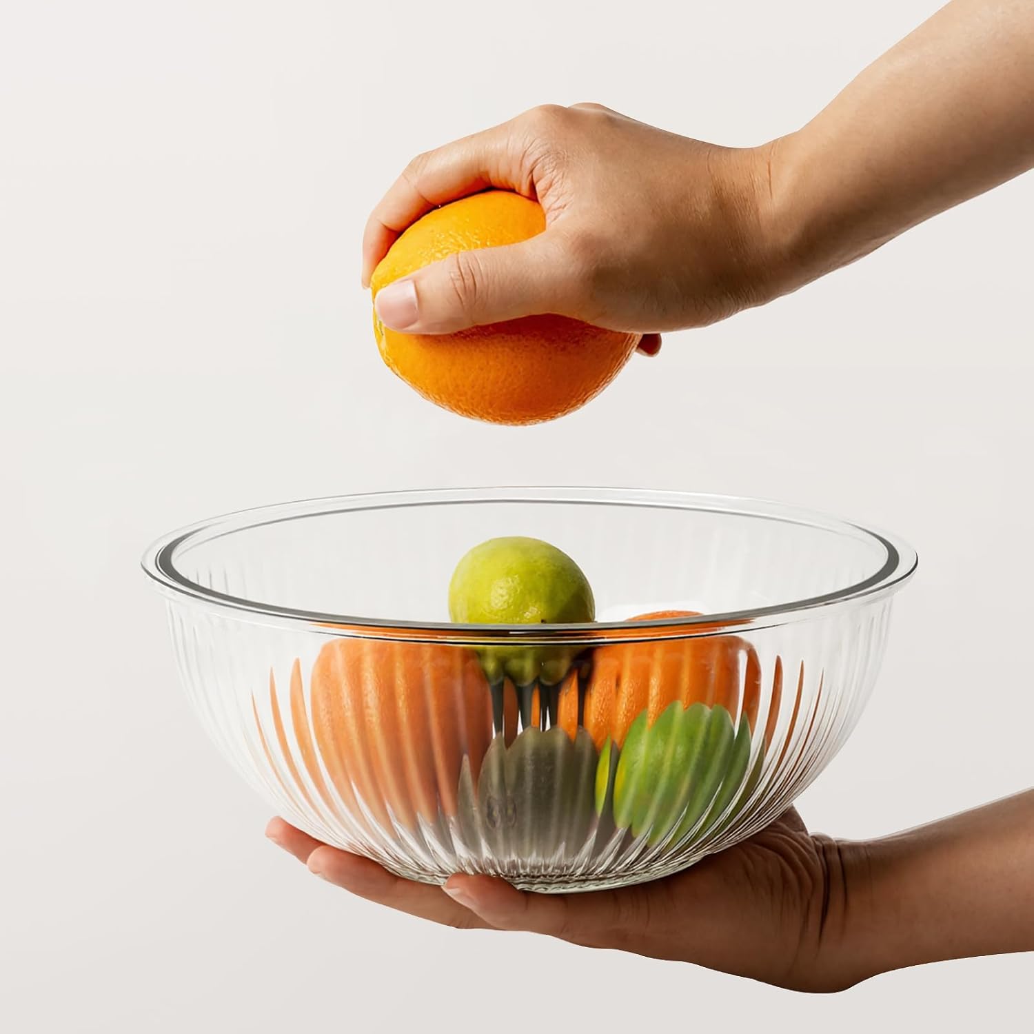 Freshmage Glass Mixing Bowls with Lids Sets, 4 Packs Glass Bowls with Lids for Kitchen Baking, Meal Prepping and Salad, Bpa Free and Dishwasher Safe Serving Bowls, 0.2/0.5/1.1/2.1 - Image 8