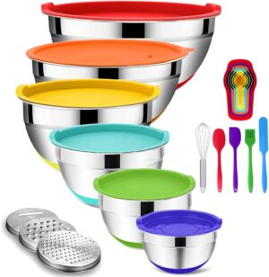 Rottay Mixing Bowls with Airtight L...