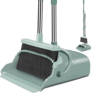 Upgrade Broom and Dustpan Set, Larg...