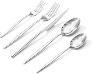 KINGSTONE Silverware Set, 40-Piece ...