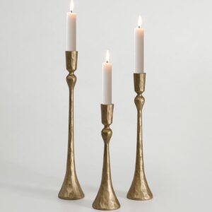 Vintage Cast Iron Taper Candle Hold...