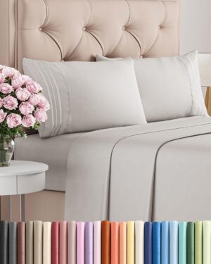 Queen Size 4 Piece Sheet Set –...