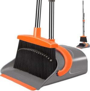 Ivandar Broom and Dustpan Set for H...