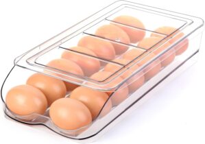 RoskDeewat Egg Holder for Fridge, A...