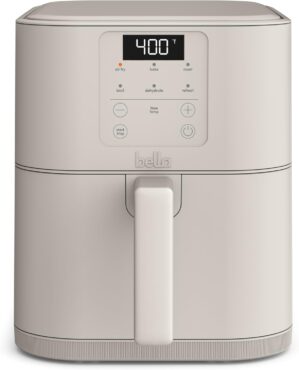 bella 6 Qt Slim Air Fryer, Fits-any...