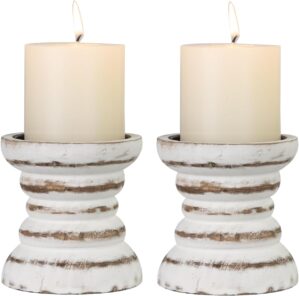 Candle Holder for Pillar Candle Set...