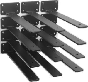 12 Pack – 10 inch Black Hidde...