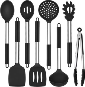 TeamFar Kitchen Utensils Set of 8, ...