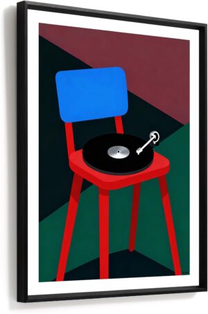 Modern Framed Abstract Music-Inspir...