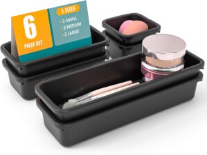 6 PCS Drawer Organizer Set, 3 Size ...