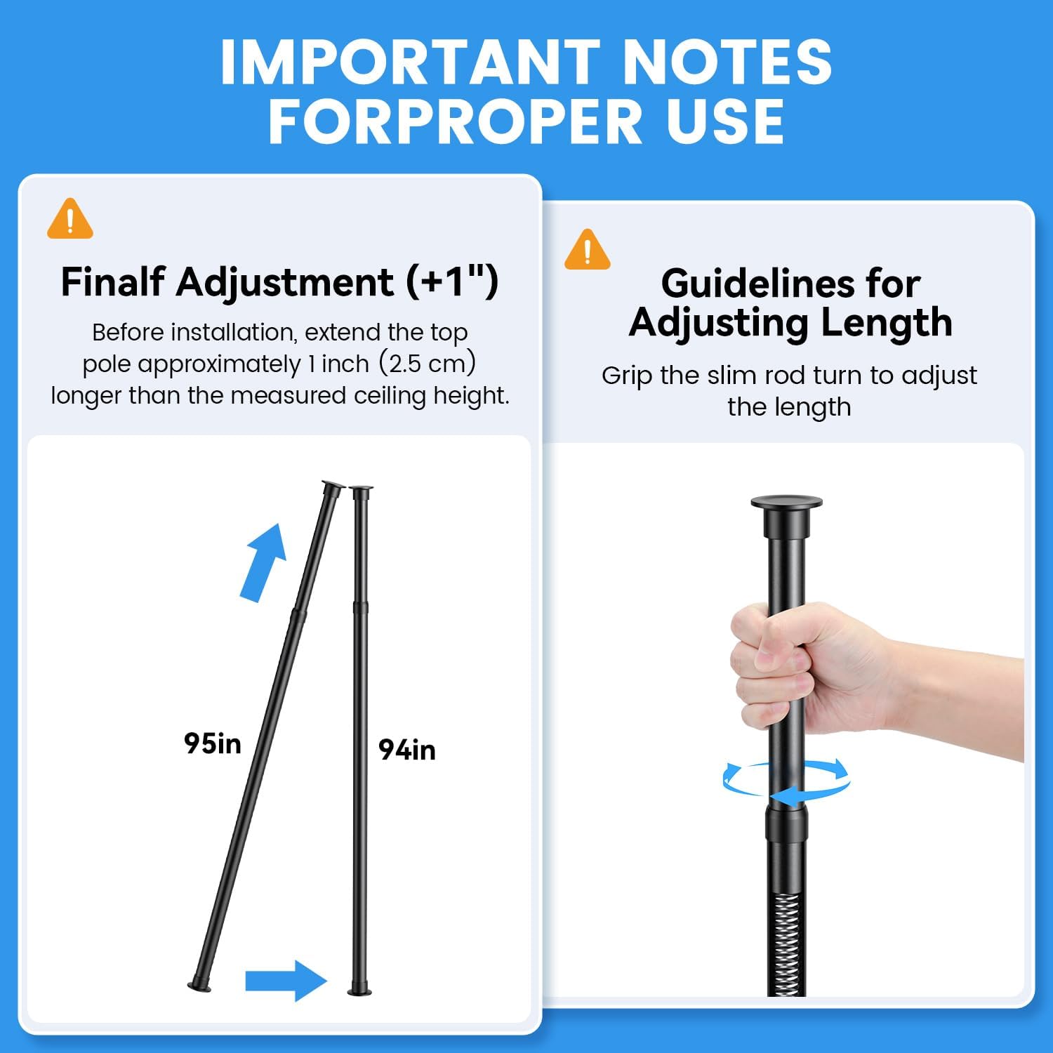 Corner Shower Caddy Tension Pole: 4-Tier Adjustable Rustproof Bathroom Organizer Shelves - No-Drill Bathtub Shampoo Rack Standing Shower Caddy for Renters, Apartment & Family Bathroom 31-124 inch - Image 4