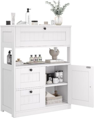 GRUSIGN Bathroom Cabinet, Modern Ba...