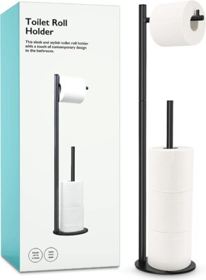 Toilet Paper Holder Stand, Bathroom...