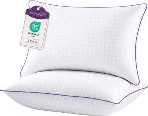 JOLLYVOGUE Bed Pillows Standard/Ful...