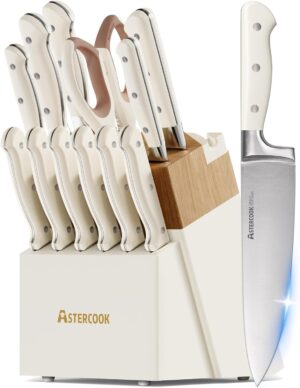 Knife Set,Astercook Kitchen Knife S...