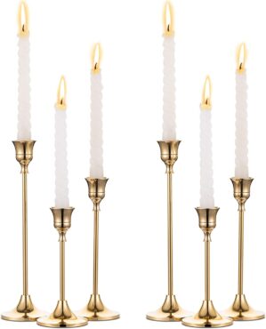 2 Sets(6 Pcs) Brass Gold Metal Tape...