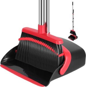 NACENA Broom and Dustpan Set, 52-in...