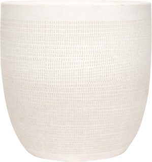 Creative Co-Op Large Matte White Em...