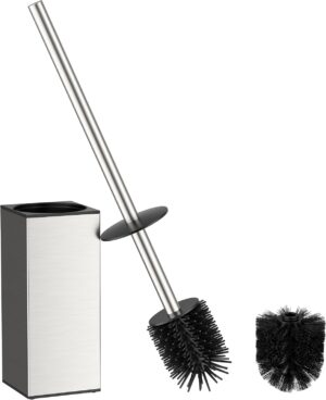 FORIOUS Toilet Brush and Holder Set...