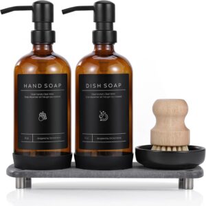 [Luxury] Kitchen Soap Dispenser Set...