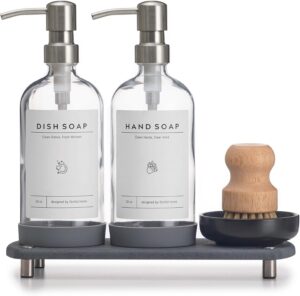 [Luxury] Kitchen Soap Dispenser Set...