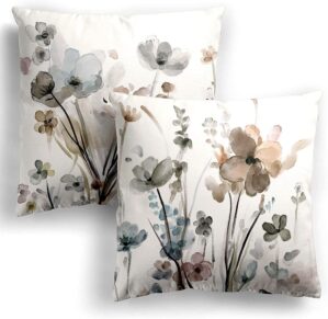 KKVEE Flower Throw Pillow Covers 18...
