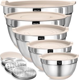 Umite Chef Mixing Bowls with Airtig...