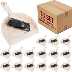 Sliner 18 Pack Mini Dustpan and Bru...