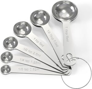 TILUCK Stainless Steel Measuring Sp...