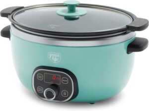 GreenLife 6QT Ceramic Slow Cooker, ...
