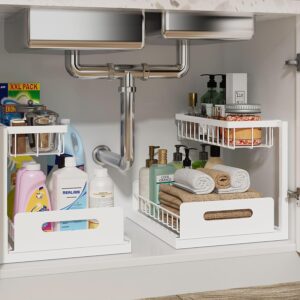 REALINN Under Sink Organizer, Pull ...
