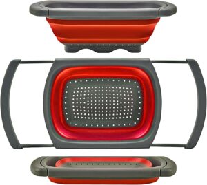 Qimh Colander Collapsible, Over The...