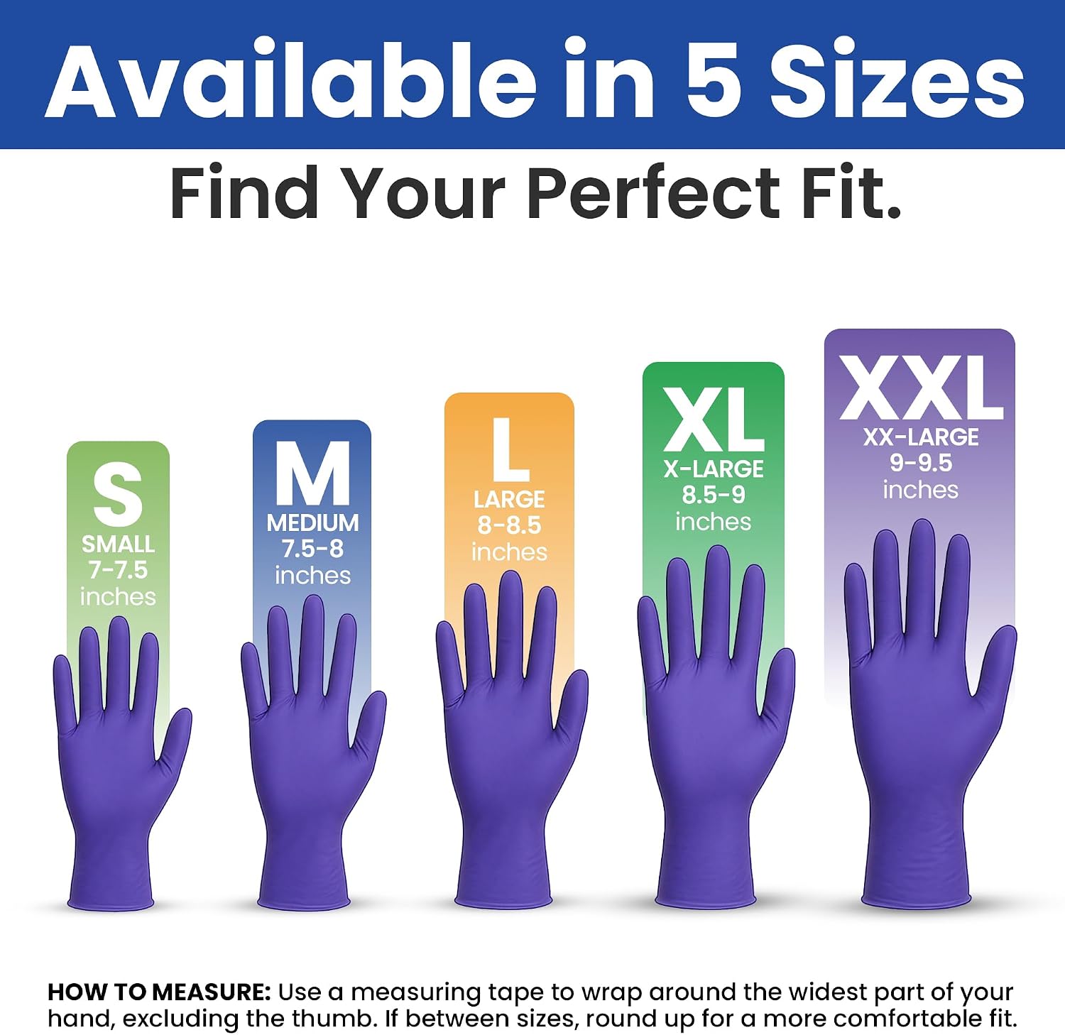 SAFEWAY USA 2000 pcs, 4 Mil Nitrile Disposable Gloves - Multi-Purpose Powder-Free and Non-Latex Textured Fingertips - Image 7