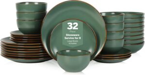 Stone Lain Brasa Stoneware 32 Piece...
