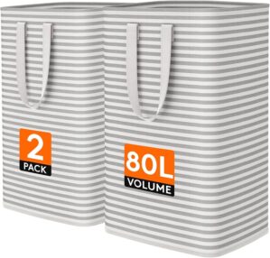 Lifewit 2 Pack Laundry Basket 80L E...