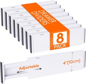 Lifewit 8 Pack 4″ High Drawer...
