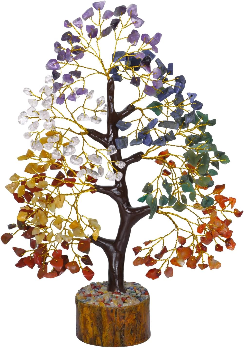 NARIBABU 7 Chakra Tree of Life, Crystal Tree, Crystals and Gemstones, Healing Crystals, Birthday Gifts for Women, Decorative Home Accessories, Living Room Decor, Spiritual Gifts for Women - Image 8