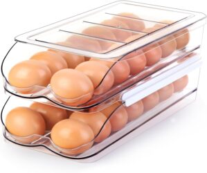 RoskDeewat Egg Holder for Fridge, A...