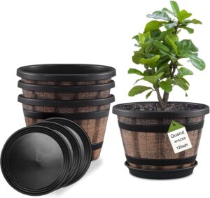 Quarut Plant Pots Set of 4 Pack 12 ...