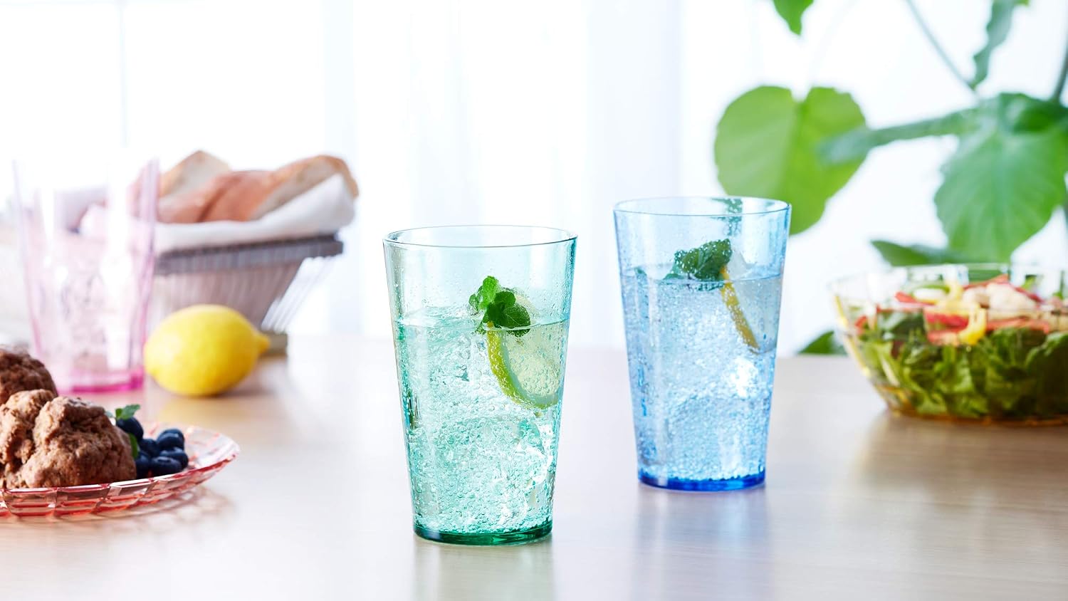 SCANDINOVIA - 19oz Unbreakable Premium Drinking Glasses Set of 6 - Super Grade Acrylic Plastic - Perfect for Gifts - Dishwasher Safe - Stackable - Drinkware Cups Reusable Water Tumbler - Image 5