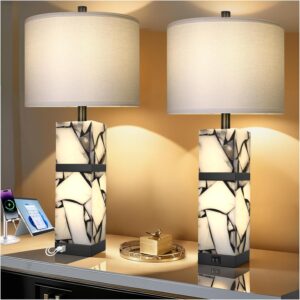 Scenekoy 27″ Alabaster Table ...